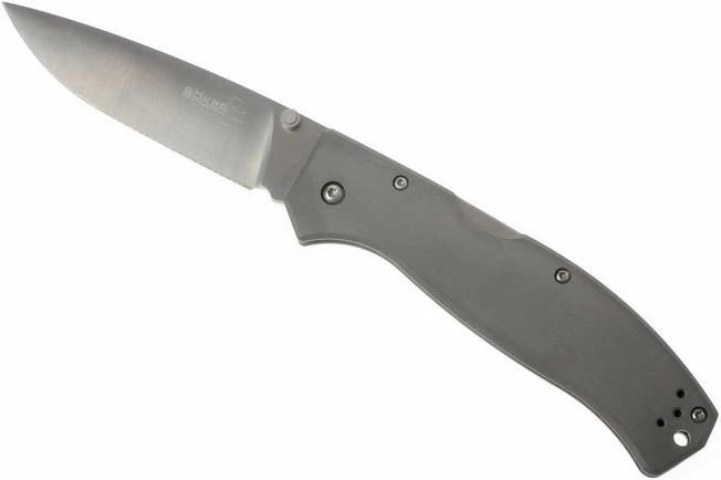 Böker Plus Titan Drop, Titanium Handle, Blade Length 9.3 Cm 3 Böker Plus Titan Drop, Titanium Handle, Blade Length 9.3 Cm