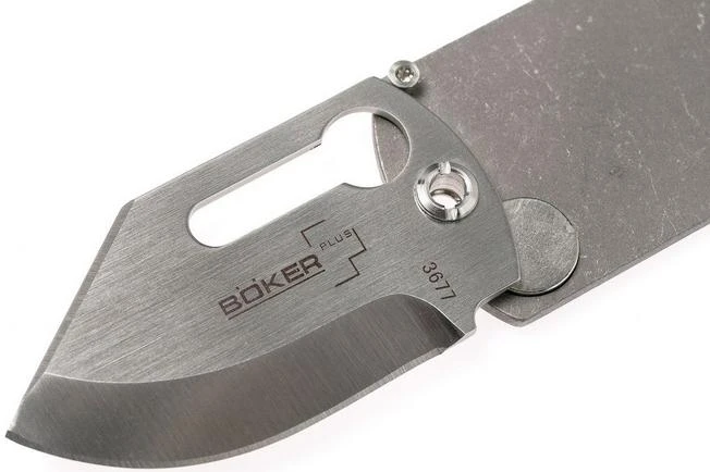 Böker Plus Dog Tag Knife 01BO210 Pocket Knife, John Kubasek Design 5 Böker Plus Dog Tag Knife 01BO210 Pocket Knife, John Kubasek Design - Image 3