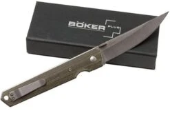 Böker Plus Kwaiken, Pocket Knife, Micarta Handle, Blade Length 9 Cm 19 Böker Plus Kwaiken, Pocket Knife, Micarta Handle, Blade Length 9 Cm -Böker Store BO01BO291 09 boker plus kwaiken v2 bo01bo291 09 1
