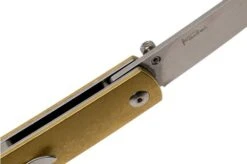 Böker Plus Tenshi Brass 01BO328 Pocket Knife, Kansei Matsuno Design -Böker Store BO01BO328 06 boker