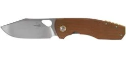 Böker Plus F3.5 01BO338 Brown Canvas Micarta Pocket Knife, Jesper Voxnaes Design