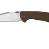 Böker Plus Pocket Bowie 01BO508, D2, Natural Micarta Pocket Knife, Chuck Gedraitis Design