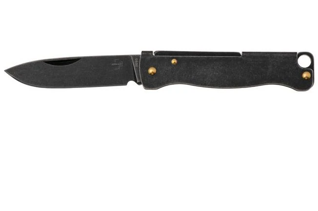 Böker Plus Atlas Mini 01BP0025 Blackwashed 12C27, Blackwashed Stainless, Keychain Pocket Knife 3 Böker Plus Atlas Mini 01BP0025 Blackwashed 12C27, Blackwashed Stainless, Keychain Pocket Knife