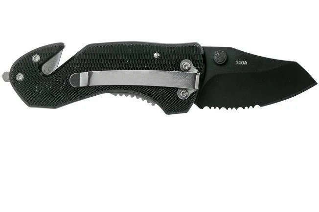 Böker Magnum Black Rescue 01MB456 Pocket Knife 4 Böker Magnum Black Rescue 01MB456 Pocket Knife - Image 2