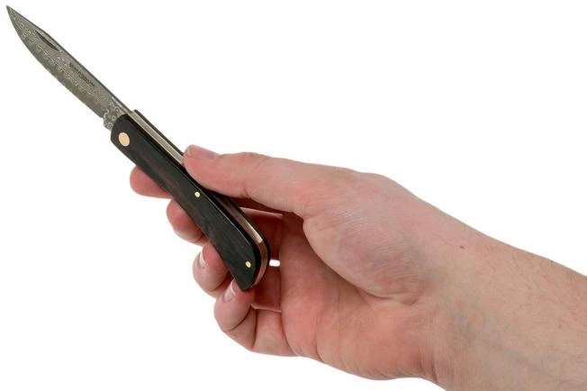 Böker Magnum Ebony Rangebuster Damascus 01RY140DAM Gentleman's Knife 10 Böker Magnum Ebony Rangebuster Damascus 01RY140DAM Gentleman's Knife - Image 8