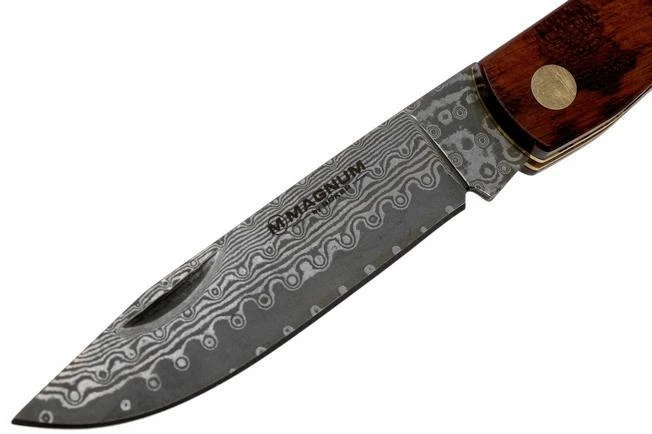 Böker Magnum Snake Rangebuster Damascus 01RY141DAM Gentleman's Knife 5 Böker Magnum Snake Rangebuster Damascus 01RY141DAM Gentleman's Knife - Image 3