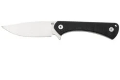 Böker Magnum Brasa 02BM0002, Stonewashed 440C, Black G10 Fixed Knife, Thomas Ward Design
