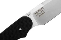 Böker Plus Trailmate 02BO097 Satin Nitro-V, Black G10, Fixed Knife, Steve Kelly Design -Böker Store BO02BO097 05 boker