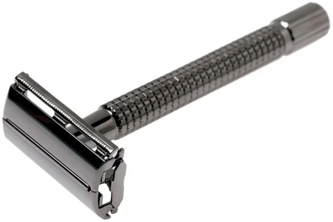 Böker Safety Razor Butterfly L Gunmetal Grey 04BO218 3 Böker Safety Razor Butterfly L Gunmetal Grey 04BO218