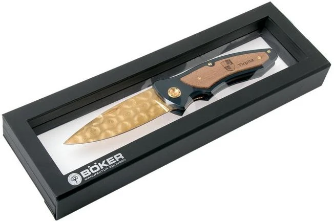Böker Tirpitz Damast Gold 42 Limited Edition 110196DAM Pocket Knife 12 Böker Tirpitz Damast Gold 42 Limited Edition 110196DAM Pocket Knife - Image 10