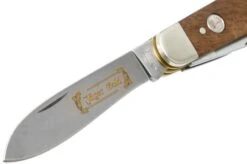 Böker Jagdmesser Quadro Jäger Gold 110646 Hunting Knife With Leather Sheath -Böker Store BO110646 03 boker