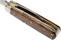 Böker Jagdmesser Quadro Jäger Gold 110646 Hunting Knife With Leather Sheath -Böker Store BO110646 06 boker