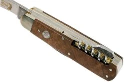 Böker Jagdmesser Quadro Jäger Gold 110646 Hunting Knife With Leather Sheath -Böker Store BO110646 07 boker