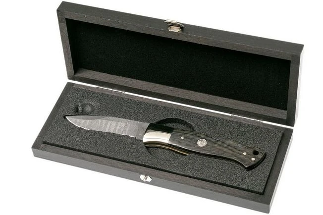 Böker Bog Oak Damascus 111100DAM Pocket Knife 11 Böker Bog Oak Damascus 111100DAM Pocket Knife - Image 9