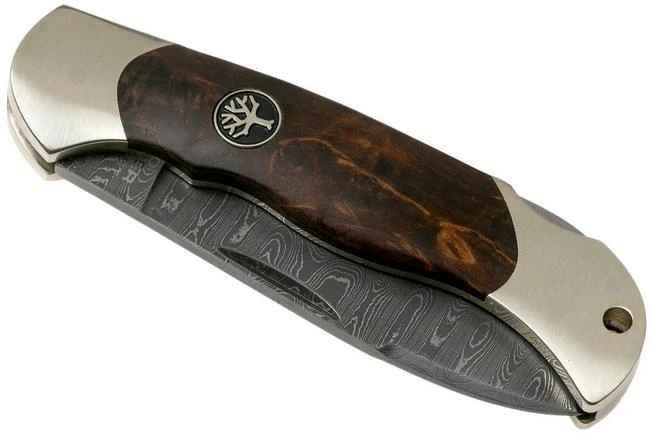 Böker Junior Scout Damast Curly Birch 111920DAM Gentleman's Knife 6 Böker Junior Scout Damast Curly Birch 111920DAM Gentleman's Knife - Image 4
