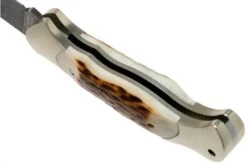 Böker Scout Spearpoint Stag Damascus 112201DAM Stag Horn, Pocket Knife -Böker Store BO112201DAM 05 boker 1