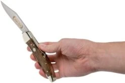 Böker Jagdmesser Duo Jäger Gold 114025 Hunting Knife With Leather Sheath -Böker Store BO114025 08 boker