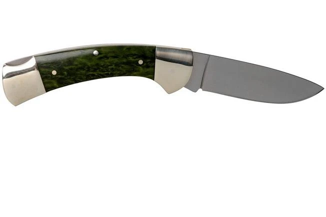 Böker 3000 Curly Birch Jade Green 118000 Gentleman's Knife 4 Böker 3000 Curly Birch Jade Green 118000 Gentleman's Knife - Image 2