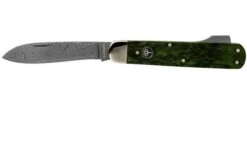 Böker Mono Damascus, Curly Birch Green 118030DAM Hunting Knife