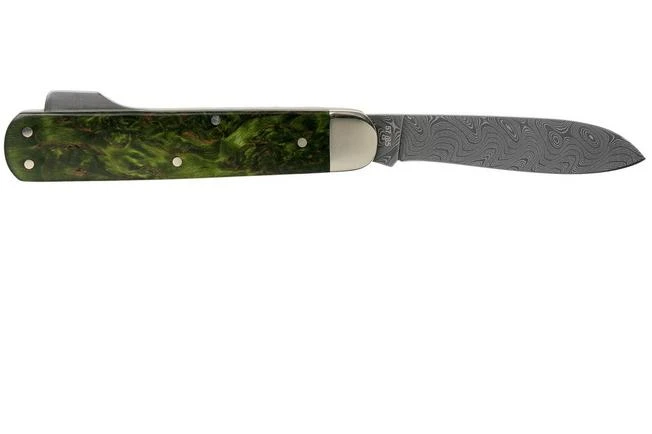 Böker Mono Damascus, Curly Birch Green 118030DAM Hunting Knife 4 Böker Mono Damascus, Curly Birch Green 118030DAM Hunting Knife - Image 2