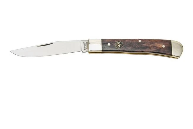 Böker Trapper Bone Buckskin 119949 Slipjoint Pocket Knife 3 Böker Trapper Bone Buckskin 119949 Slipjoint Pocket Knife