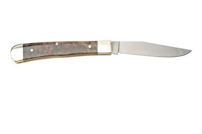 Böker Trapper Bone Buckskin 119949 Slipjoint Pocket Knife 4 Böker Trapper Bone Buckskin 119949 Slipjoint Pocket Knife - Image 2