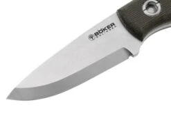 Böker Vigtig Vs. Wild 121509 CPM MagnaCut, Green Canvas Micarta, Survival Knife -Böker Store BO121509 03 boker