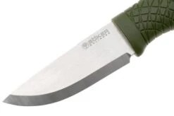 Böker Manufaktur Bronco Mini Scandi 121518 Stonewashed 3V, Green TPE, Bushcraft Knife -Böker Store BO121518 03 boker