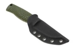 Böker Manufaktur Bronco Mini Scandi 121518 Stonewashed 3V, Green TPE, Bushcraft Knife -Böker Store BO121518 06 boker