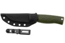 Böker Manufaktur Bronco Mini Scandi 121518 Stonewashed 3V, Green TPE, Bushcraft Knife -Böker Store BO121518 07 boker