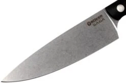 Böker 130267, Saga Chef's Knife, Stonewash Finish -Böker Store BO130267 03 boker saga stonewash bo130267 03