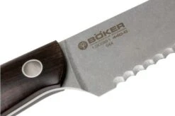 Böker 130381, Saga Bread Knife, Grenadill -Böker Store BO130381 05 boker saga stonewash grandil bo130381 05