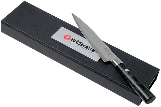 Böker Damast Black Utility Knife 14.5 Cm 130414DAM 9 Böker Damast Black Utility Knife 14.5 Cm 130414DAM - Image 7