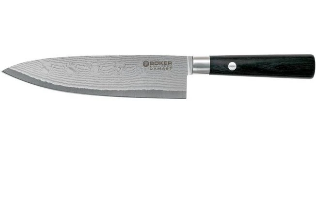 Böker Damast Black Chef's Knife 15 Cm130419DAM 3 Böker Damast Black Chef's Knife 15 Cm130419DAM