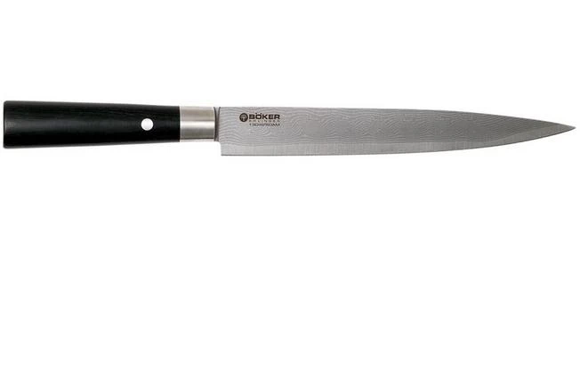 Böker Damast Black Carving Knife, 130425DAM 4 Böker Damast Black Carving Knife, 130425DAM - Image 2
