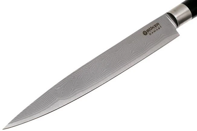 Böker Damast Black Carving Knife, 130425DAM 5 Böker Damast Black Carving Knife, 130425DAM - Image 3