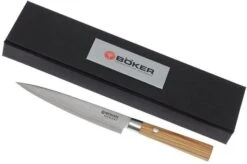 Böker Damast Olive 15.5 Cm Paring Knife, 130434DAM -Böker Store BO130434DAM 06 boker damast olive bo130434dam 06