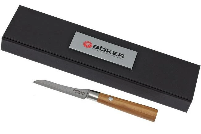 Böker Damast Olive 8.5 Cm Peeling Knife, 130438DAM 8 Böker Damast Olive 8.5 Cm Peeling Knife, 130438DAM - Image 6