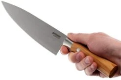 Böker Damast Olive 21.2 Cm Chef's Knife, 130441DAM -Böker Store BO130441DAM 05 boker damast olive bo130441dam 05