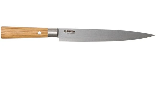 Böker Damast Olive 23 Cm Carving Knife - 130445DAM 4 Böker Damast Olive 23 Cm Carving Knife - 130445DAM - Image 2