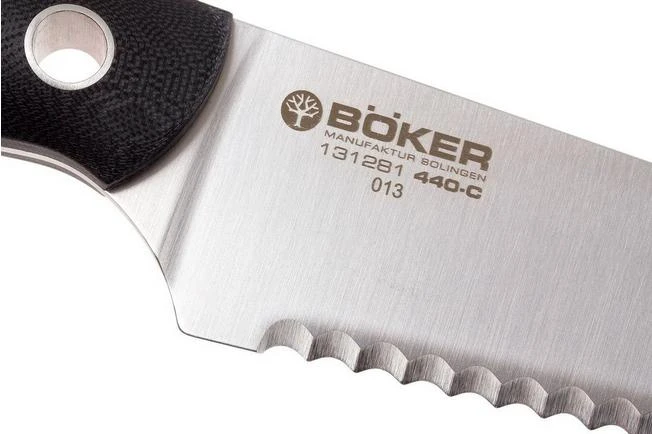 Böker 131281 Saga Bread Knife 23 Cm, Blue Satin Finish 7 Böker 131281 Saga Bread Knife 23 Cm, Blue Satin Finish - Image 5