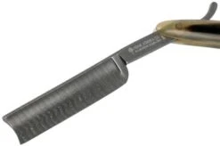 Böker Manufaktur Damascus Horn Straight Razor 140523DAM 10 Böker Manufaktur Damascus Horn Straight Razor 140523DAM -Böker Store BO140523DAM 03 boker