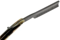 Böker Manufaktur Damascus Horn Straight Razor 140523DAM 11 Böker Manufaktur Damascus Horn Straight Razor 140523DAM -Böker Store BO140523DAM 04 boker