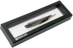 Böker Manufaktur Damascus Horn Straight Razor 140523DAM 13 Böker Manufaktur Damascus Horn Straight Razor 140523DAM -Böker Store BO140523DAM 06 boker