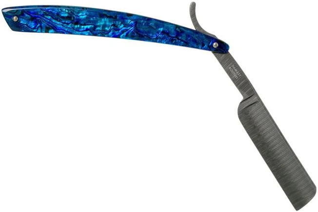 Böker Manufaktur Damascus Paua 140525DAM Straight Razor 4 Böker Manufaktur Damascus Paua 140525DAM Straight Razor - Image 2