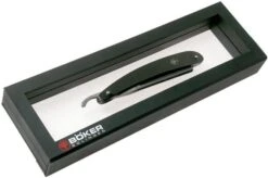 Böker Manufaktur Ebony Damascus Straight Razor 140609DAM 15 Böker Manufaktur Ebony Damascus Straight Razor 140609DAM -Böker Store BO140609DAM 07 boker