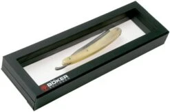 Böker Manufaktur Damascus Horn Straight Razor 140623DAM 15 Böker Manufaktur Damascus Horn Straight Razor 140623DAM -Böker Store BO140623DAM 07 boker