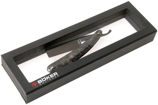 Böker Manufaktur Solingen Black Amboina 140919 Straight Razor 8 Böker Manufaktur Solingen Black Amboina 140919 Straight Razor - Image 6